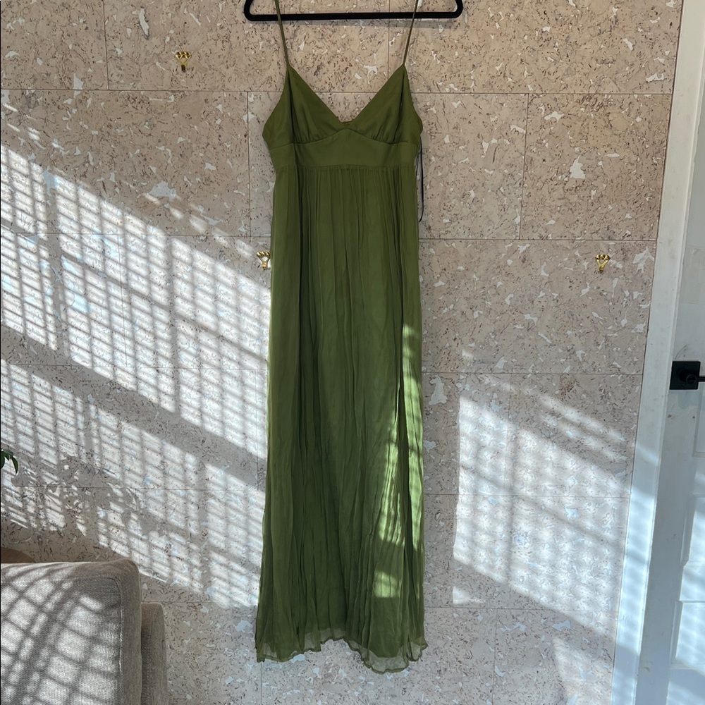 Laundry by Design Green empire waist Maxi Dress